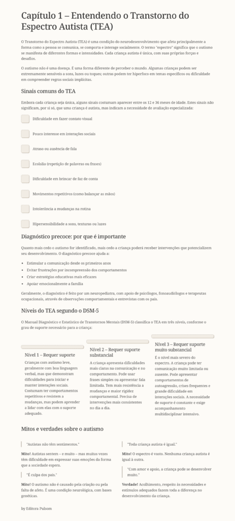 3 capitulo 1 entendendo o transtorno do espectro autista tea 3 capitulo 1 entendendo o transtorno do espectro autista tea